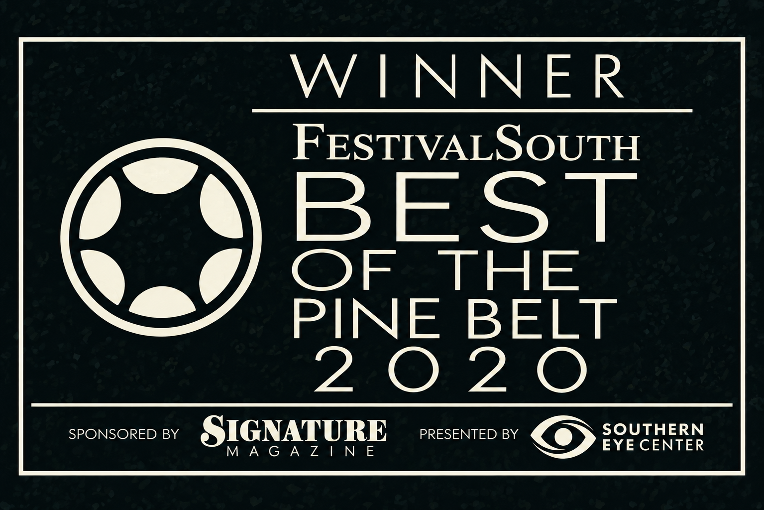 Official FestivalSouth Best of the Pine Belt 2020 award