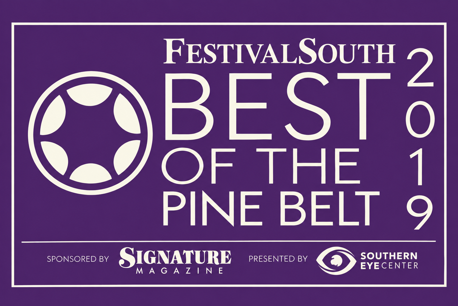 Official FestivalSouth Best of the Pine Belt 2019 award