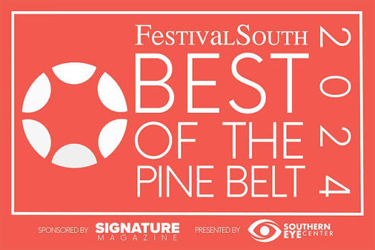 Official FestivalSouth Best of the Pine Belt 2024 award