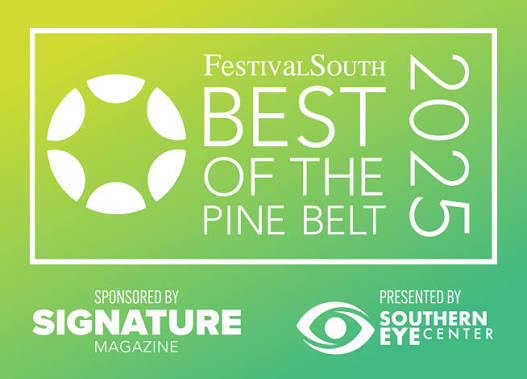 Official FestivalSouth Best of the Pine Belt 2025 award